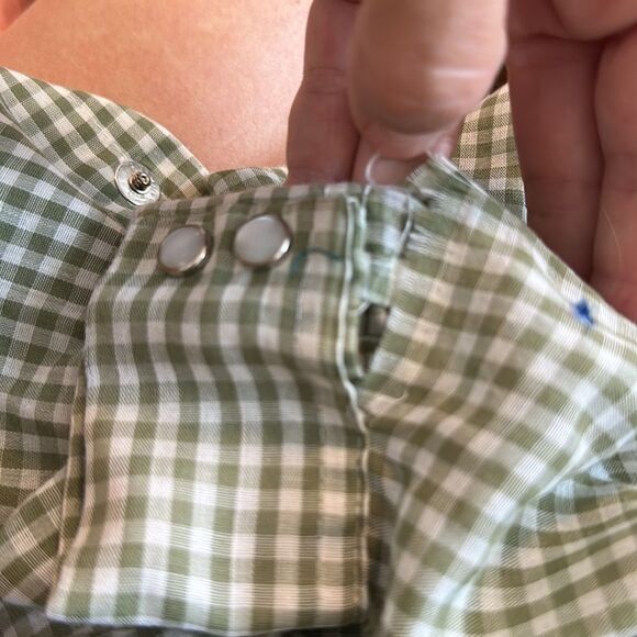 Vintage 70s Sears green denim jean jacket/pants & matching western shirt - Picture 14 of 14